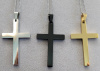 Cross Large Stainless Steel black gold or silver
